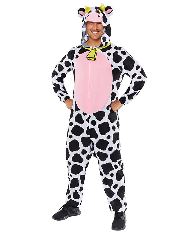 Cow Plush Onesie - Adult Costume – product image 2
