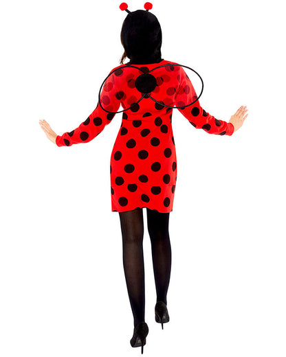 Ladybug Fleece Dress - Adult Costume
