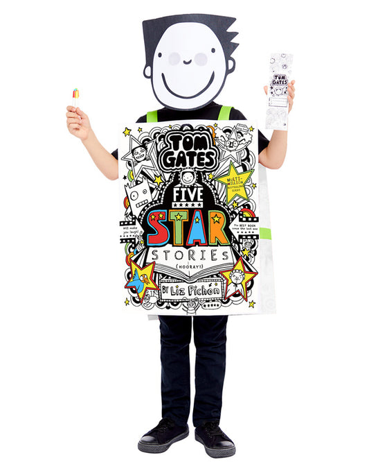 Tom Gates Colour in Tabard - Child Costume