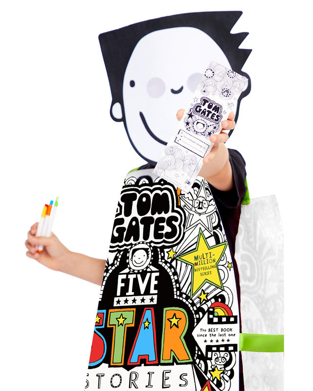 Tom Gates Colour in Tabard - Child Costume