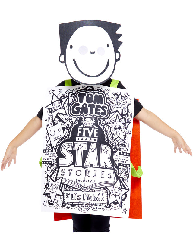 Tom Gates Colour in Tabard - Child Costume