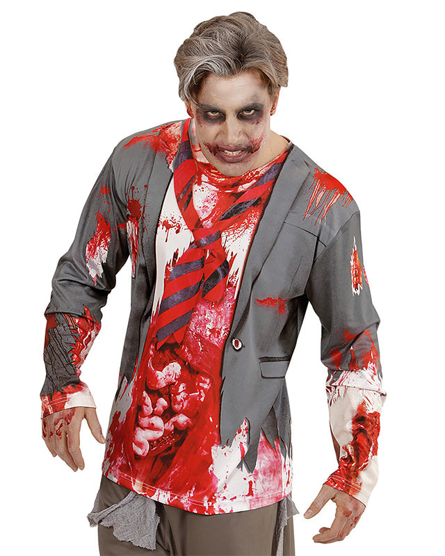 Zombie Long Sleeve T-Shirt - Adult Costume