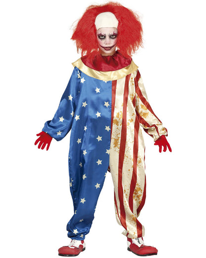 Patriot Clown Costume - Child Costume