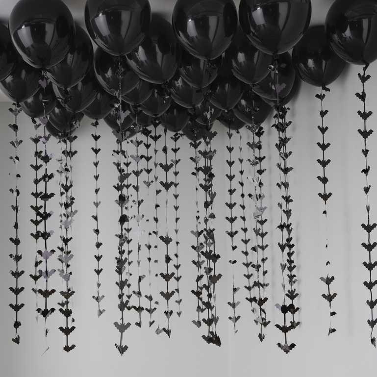 Black Bats Balloon Ceiling Kit