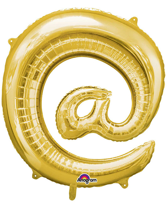 Gold At Shaped Balloon - 34" Foil