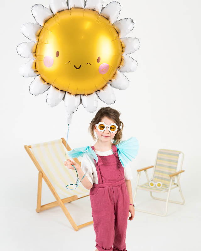 Smiley Sunshine Shape Balloon - 27.5" Foil – product image 3