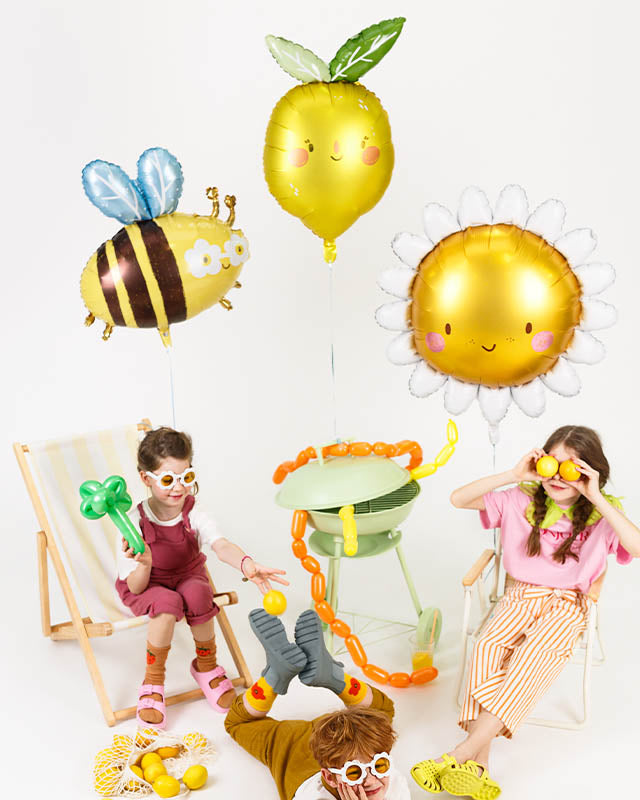 Smiley Sunshine Shape Balloon - 27.5" Foil – product image 5