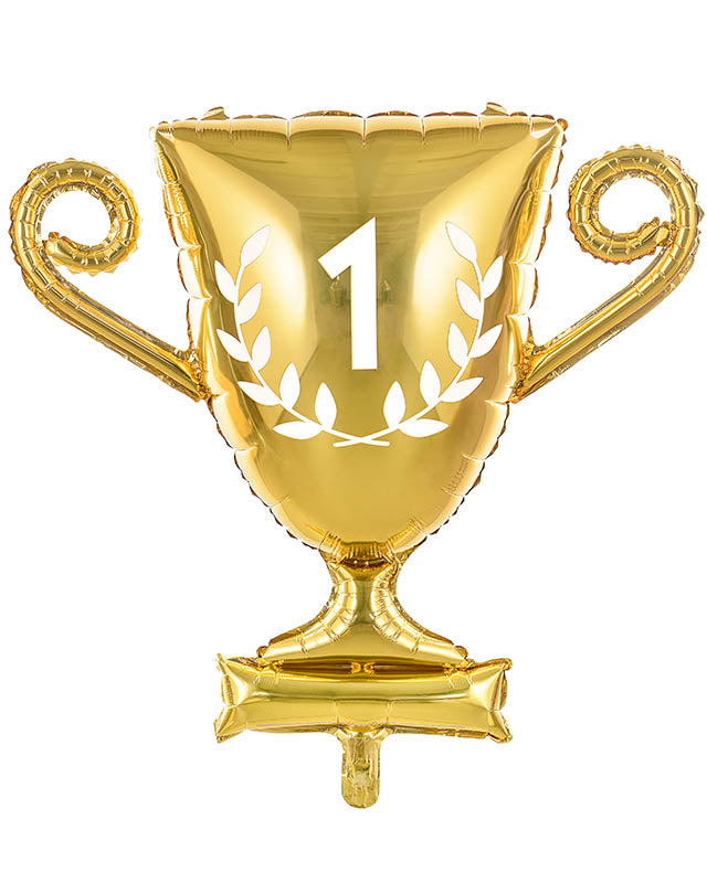 No 1 Trophy Shape Balloon - 25" Foil