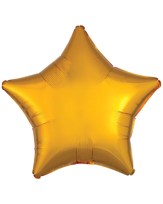 Metallic Gold Star Balloon - 18" Foil