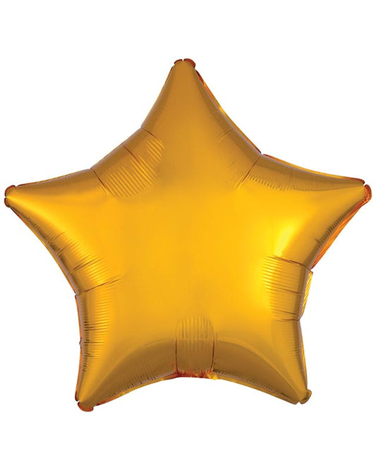 Metallic Gold Star Balloon - 18" Foil