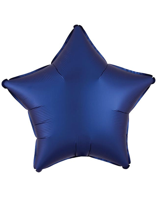 Silk Lustre Navy Blue Star Balloon - 18" Foil (Unpackaged)