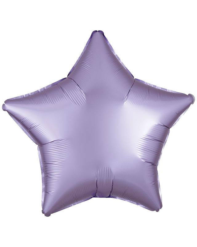 Silk Lustre Pastel Lilac Star Balloon - 18" Foil