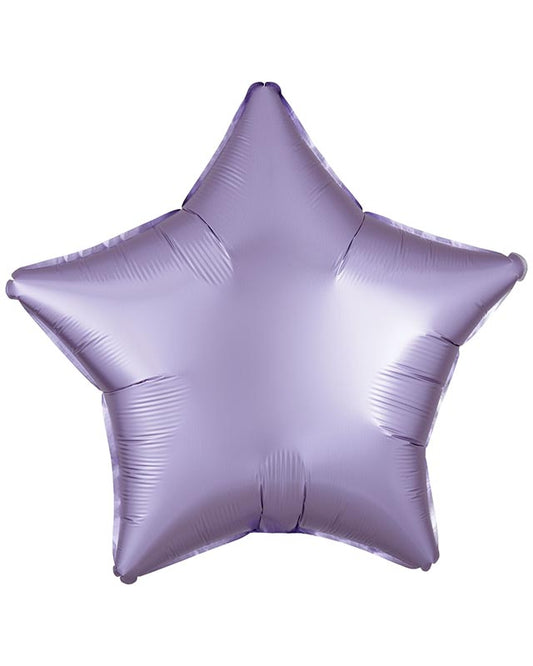 Silk Lustre Pastel Lilac Star Balloon - 18" Foil