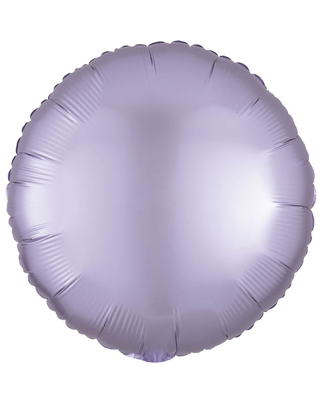 Satin Luxe Pastel Lilac Round Balloon - 18" Foil