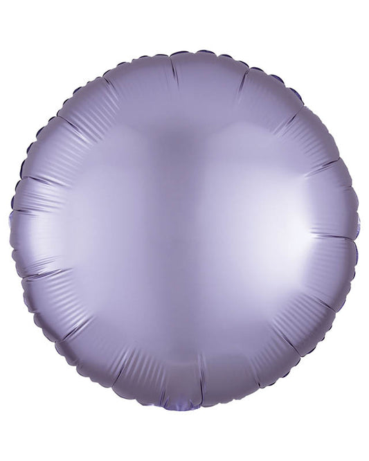 Silk Lustre Pastel Lilac Round Balloon - 18" Foil