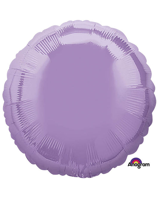 Pearl Lavender Round Balloon - 18" Foil