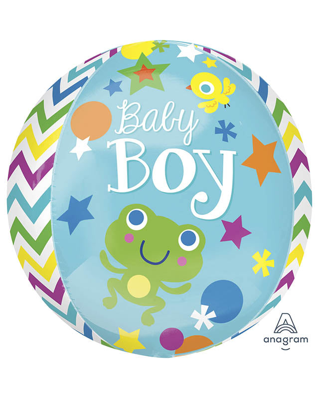 Sweet Baby Boy Orbz Balloon - 16" – product image 1