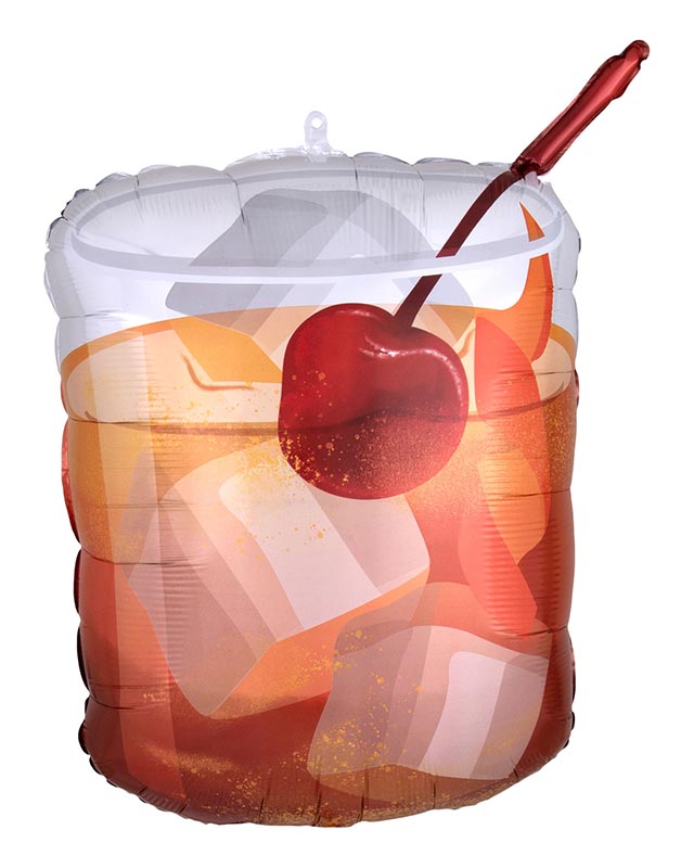 Drink On Ice Supershape Balloon - 18" x 23" Foil