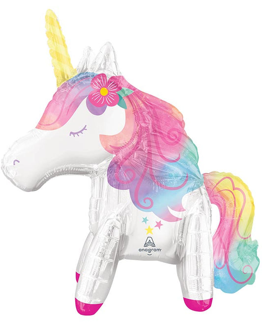 Enchanted Unicorn Balloon - 22" x 25" Foil
