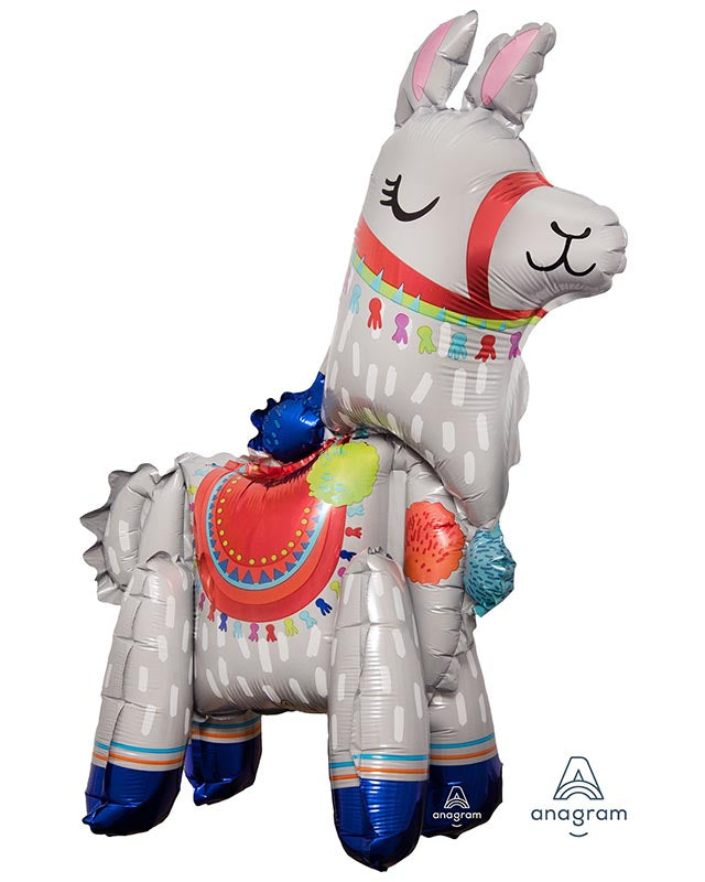 Llama Standing Foil Balloon – product image 2