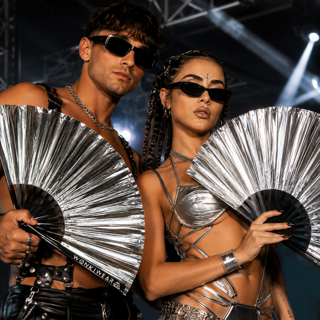 Galactic Silver XL Festival Fan