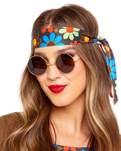 Brown Hippie Glasses