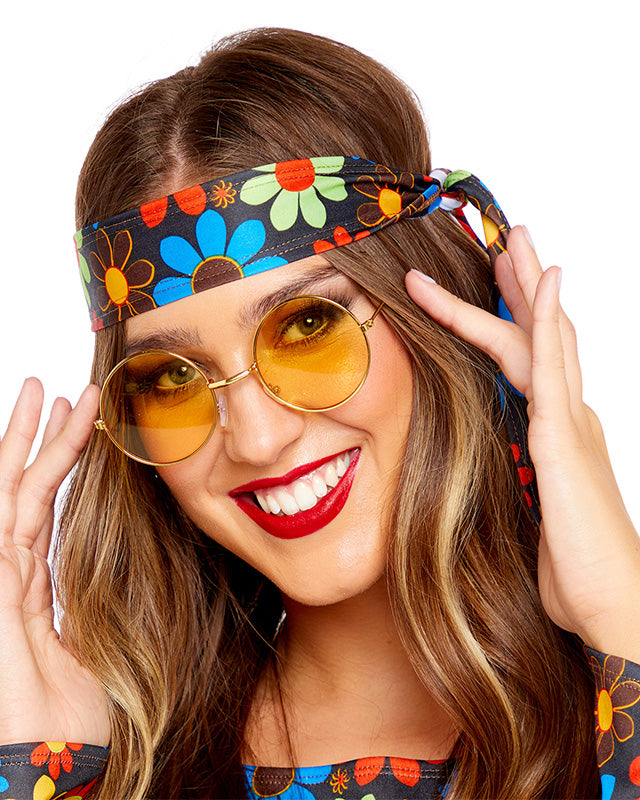 Yellow Hippie Glasses