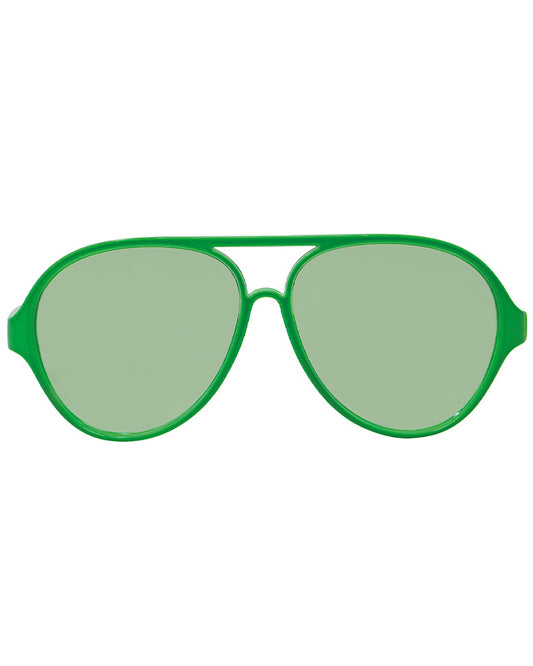 Green Aviator Glasses