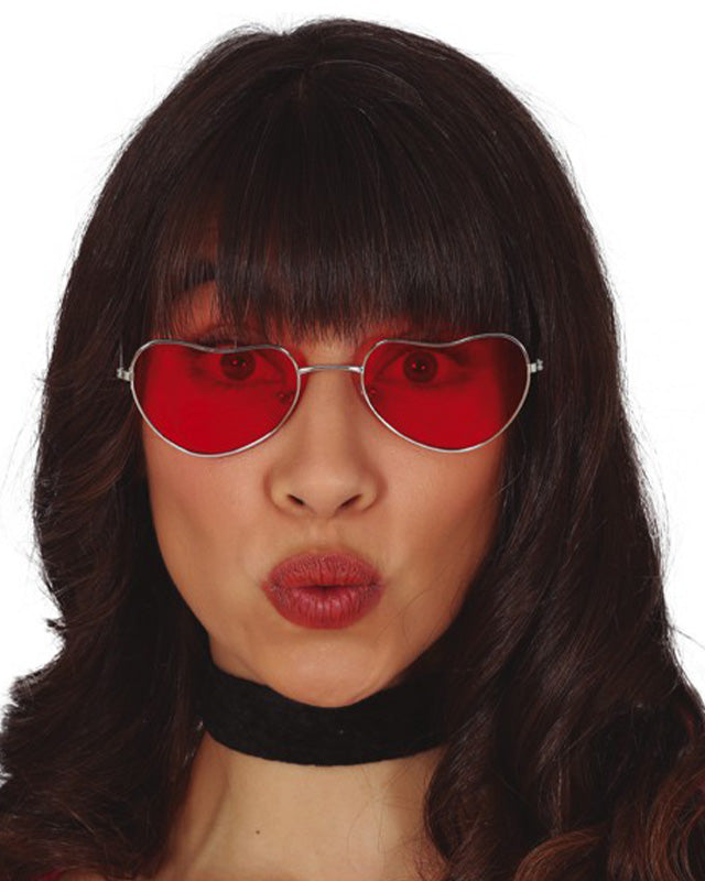 Red Heart Shaped Glasses – product image 2
