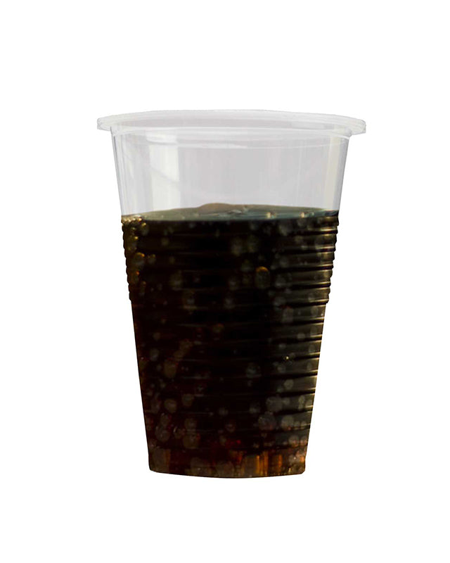 Clear Plastic Half Pint Glass - 284ml (20pk)