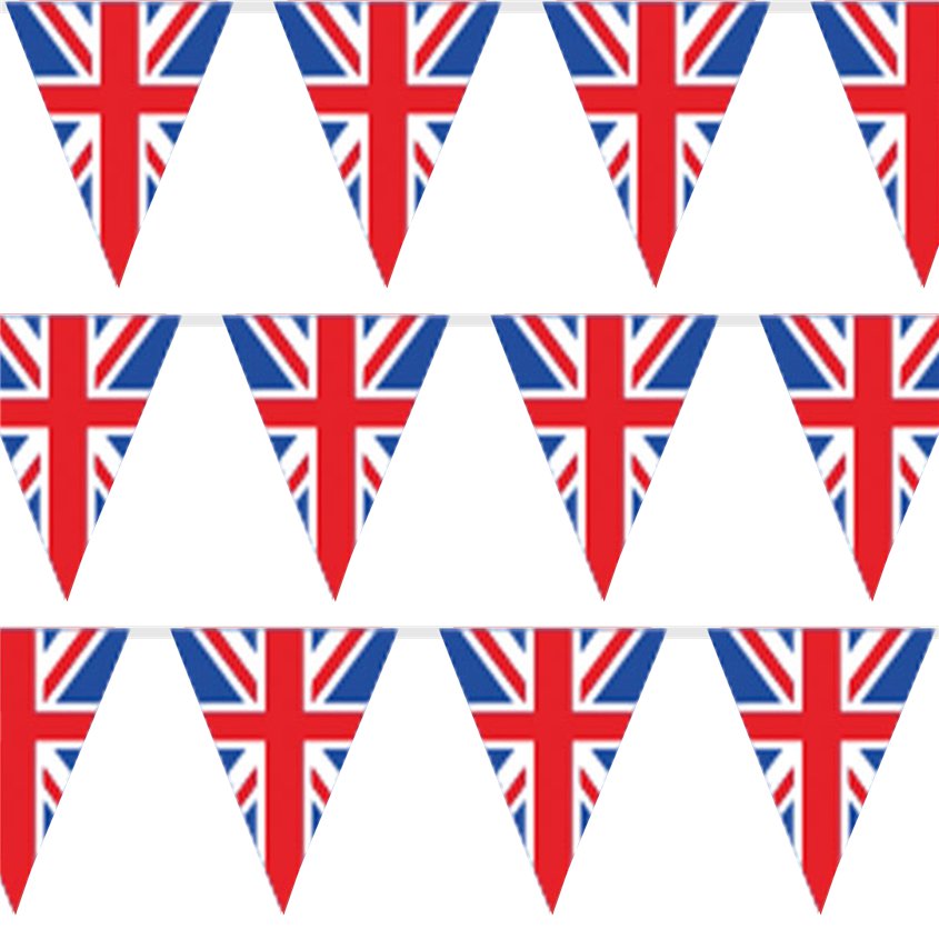 Union Jack Pennant Bunting - 5m – product image 4