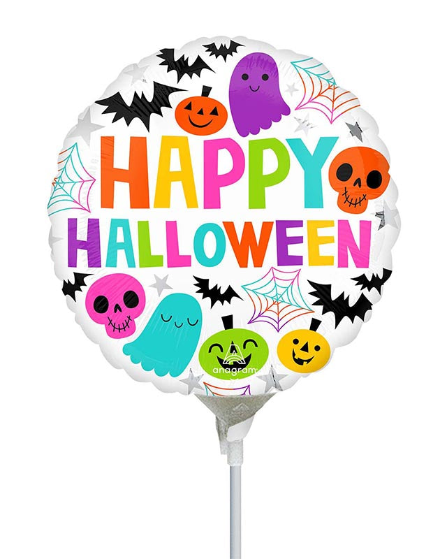 Colourful & Creepy Halloween Mini Airfil - 9" Foil (uninflated)