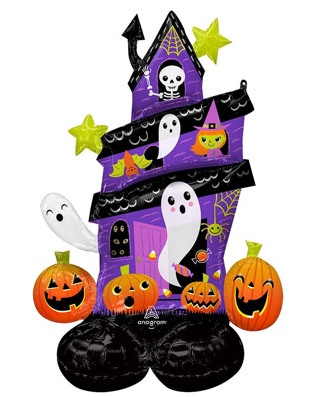 Haunted House Air Fill AirLoonz Balloon - 50" Foil