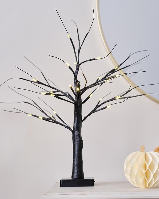 Black Light Up Small Tree