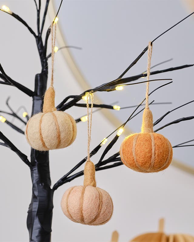 Pumpkin Tree Decorations (3pk) – product image 1