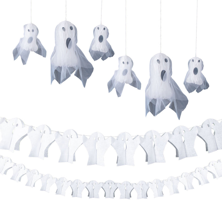 Halloween ghost decorations bundle