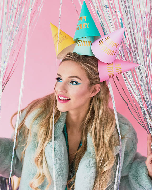 Happy Birthday Colourful Party Hats (6pk)