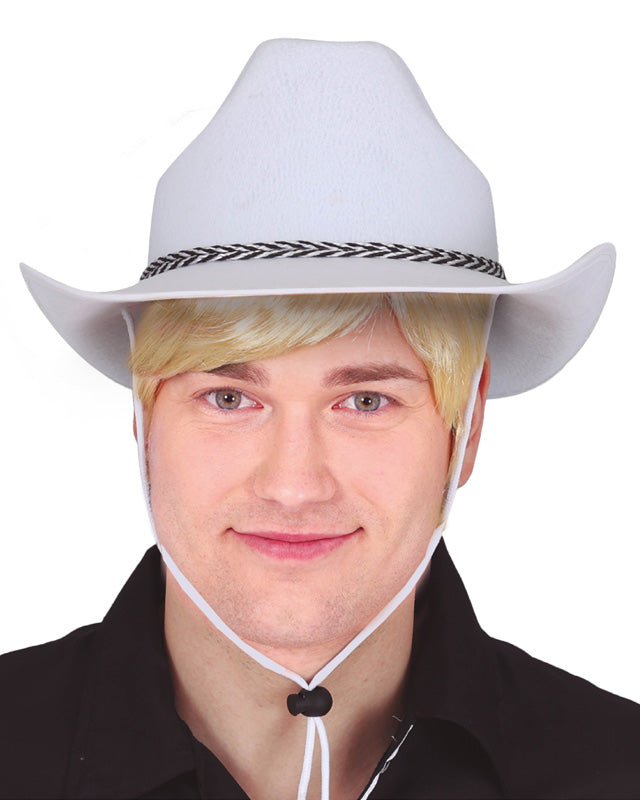 White Cowboy Hat - Mens