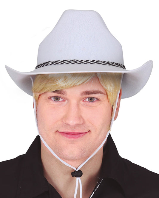 White Cowboy Hat - Mens