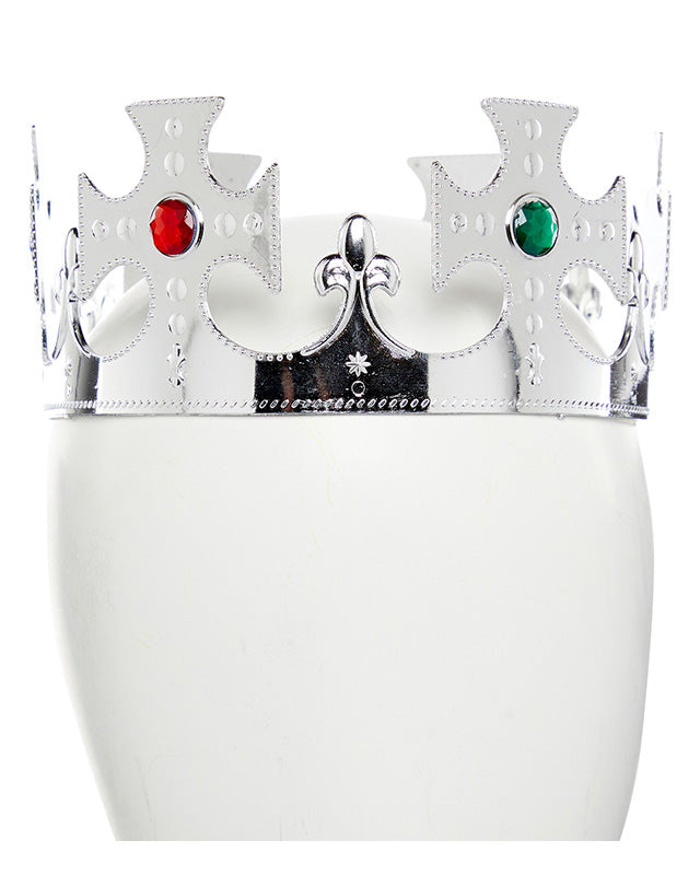 Silver Plastic Crown – product image 1