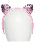 Pink Glitter Cat Ears