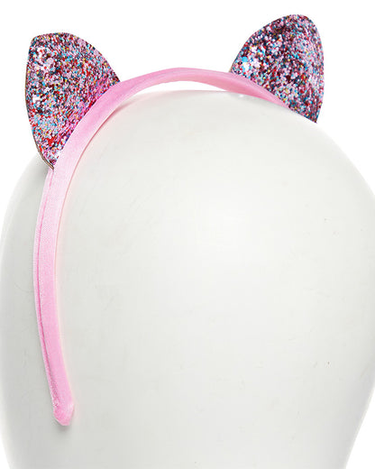 Pink Glitter Cat Ears