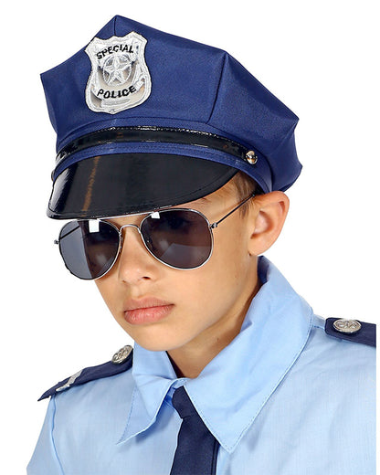 Blue Police Hat - Child