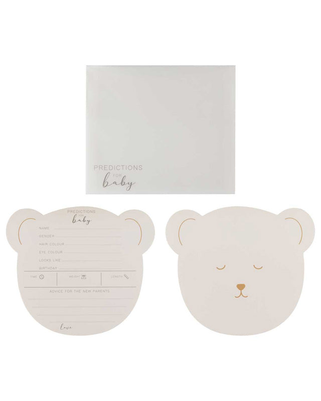 Teddy Bear Baby Shower Advice Cards with Envelopes - 13.5cm x 15.6cm (10pk) – product image 2