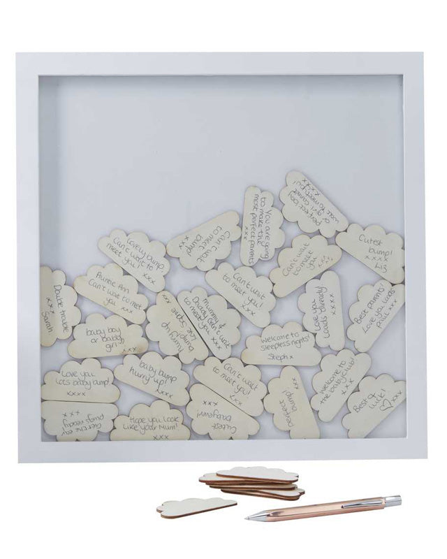 Hello World Wooden Frame Guestbook - 36cm – product image 1