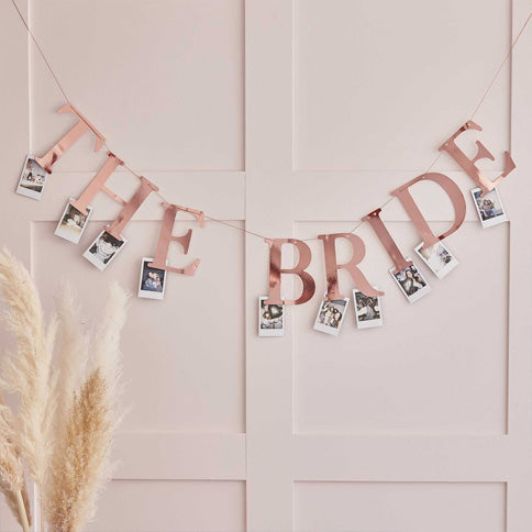 Hen party decorations arranged in a styled party setting.