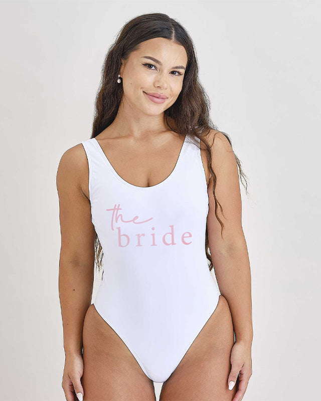 White Bride Swimsuit - Adult Costume