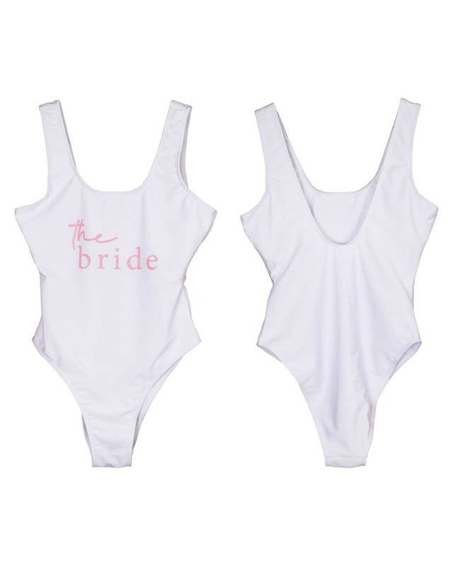 White Bride Swimsuit - Adult Costume