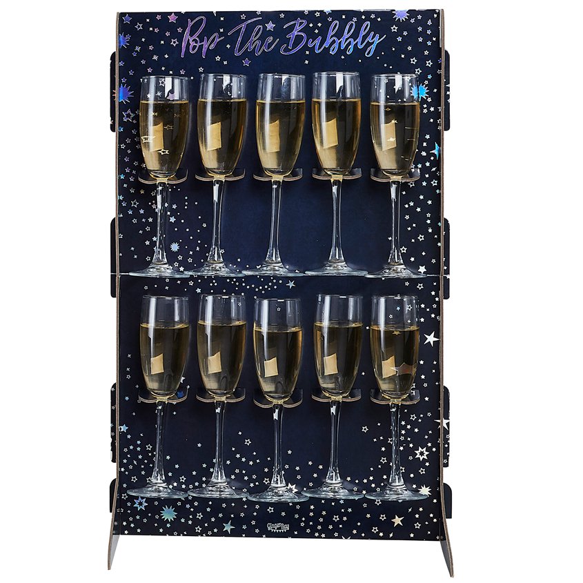 Iridescent 'Pop The Bubbly' Wall