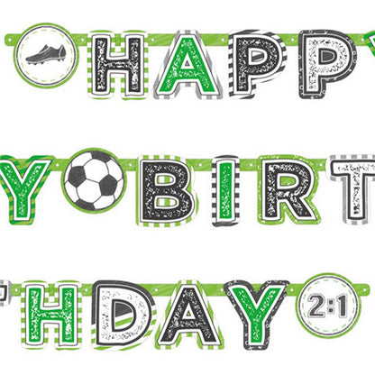 Kicker Party 'Happy Birthday' Paper Banner - 2m